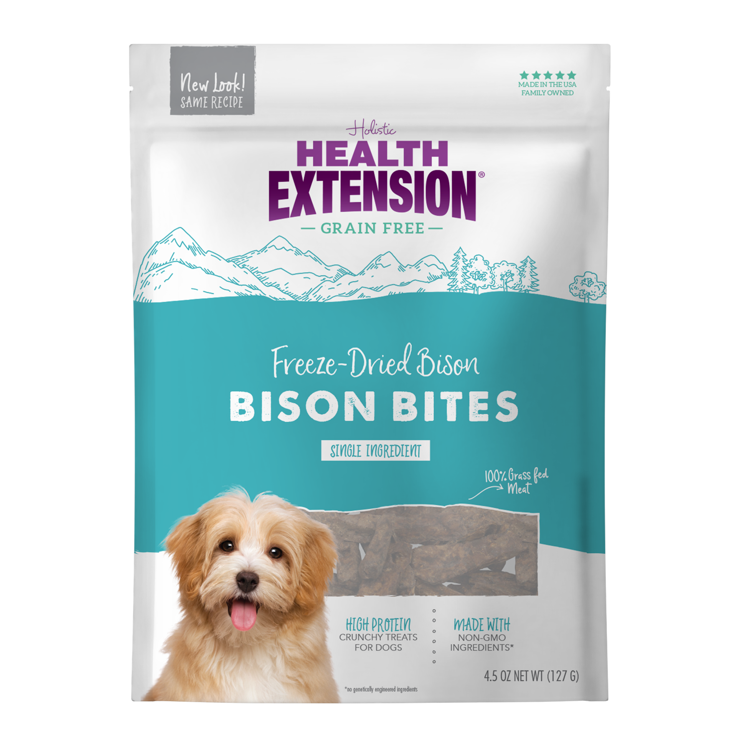 Health Extension Grain Free Bison Bites Dog Treats Health Extension Grain Free Bison Bites Dog Treats