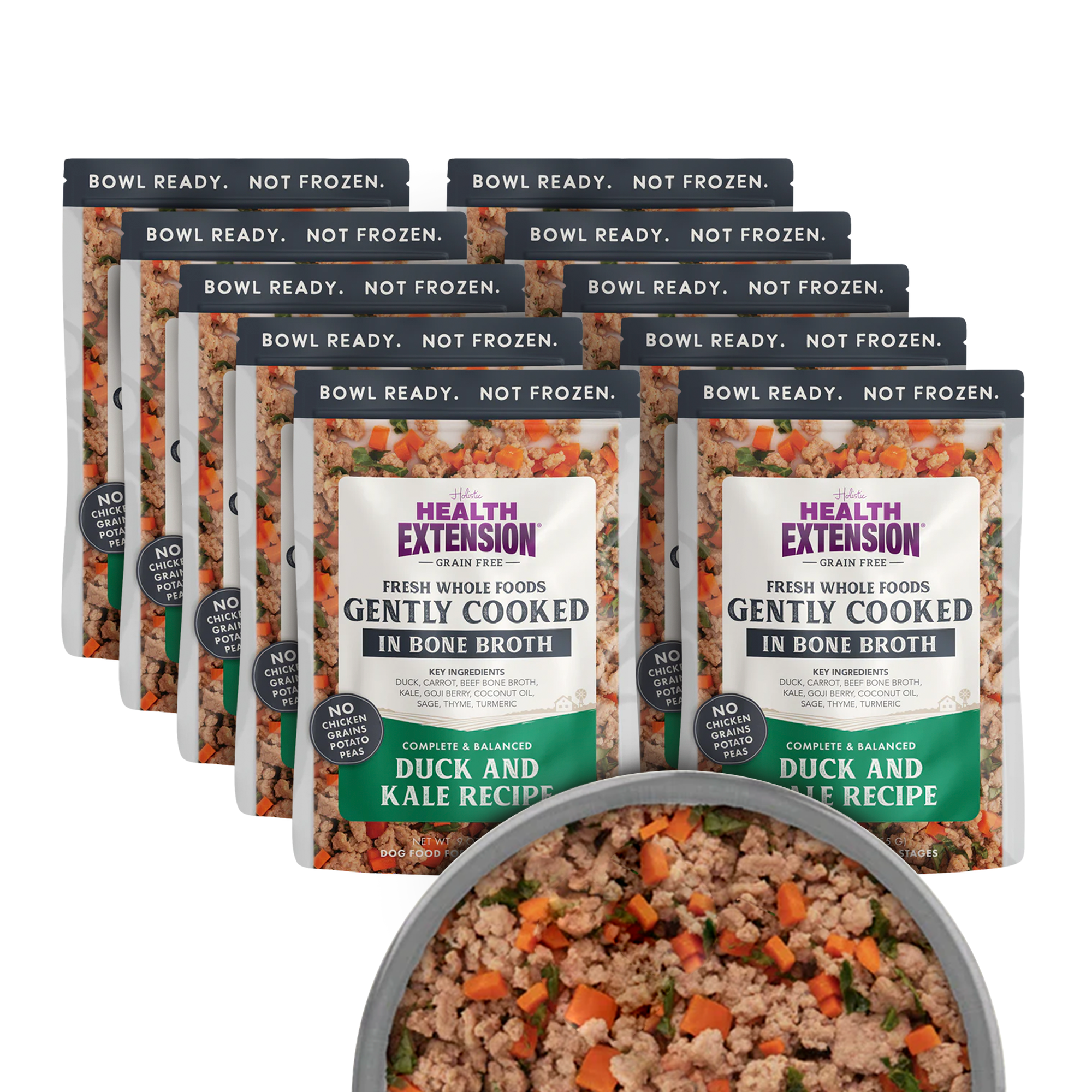 Gently Cooked Grain Free Duck & Kale Recipe