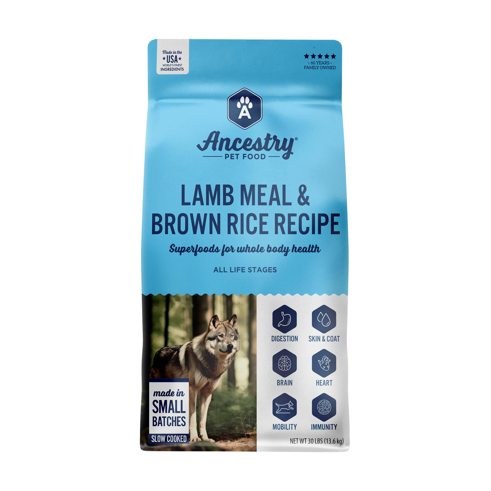 Ancestry Lamb Meal & Rice Dog Food | Complete Care