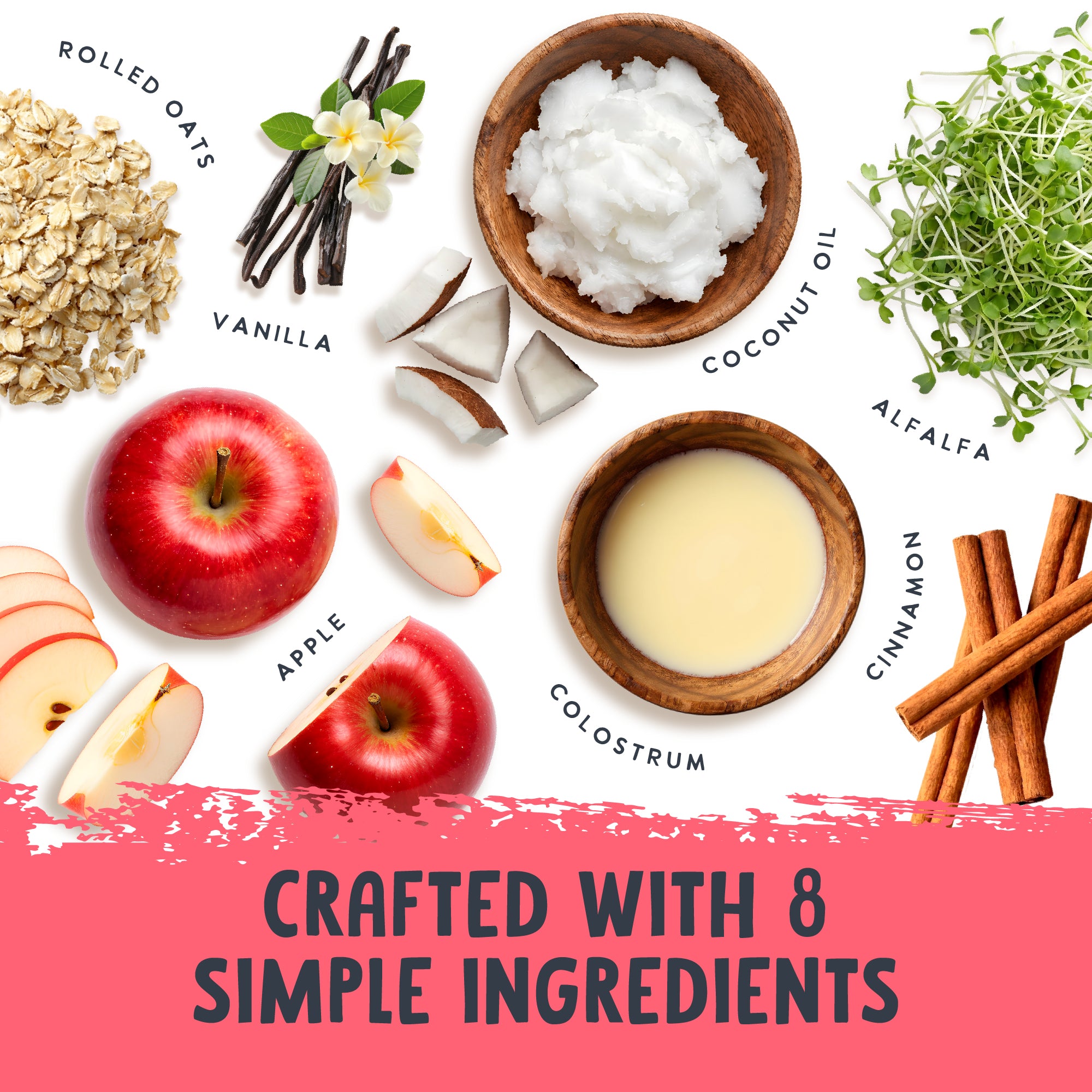 Equine Apple Bites Treats with Colostrum