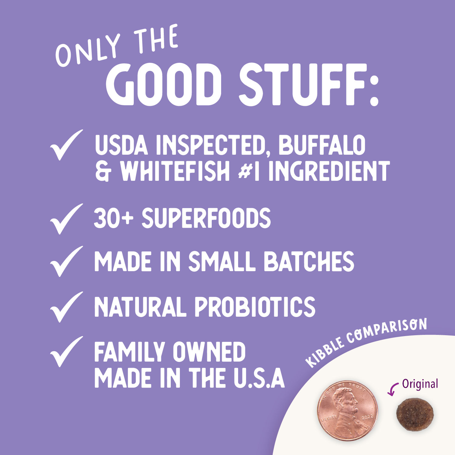 A bag of Health Extension Grain Free Buffalo, Whitefish & Sweet Potato Recipe dog food, featuring a white dog in a grassy field. This dry formula includes whole foods and is suitable for all life stages.