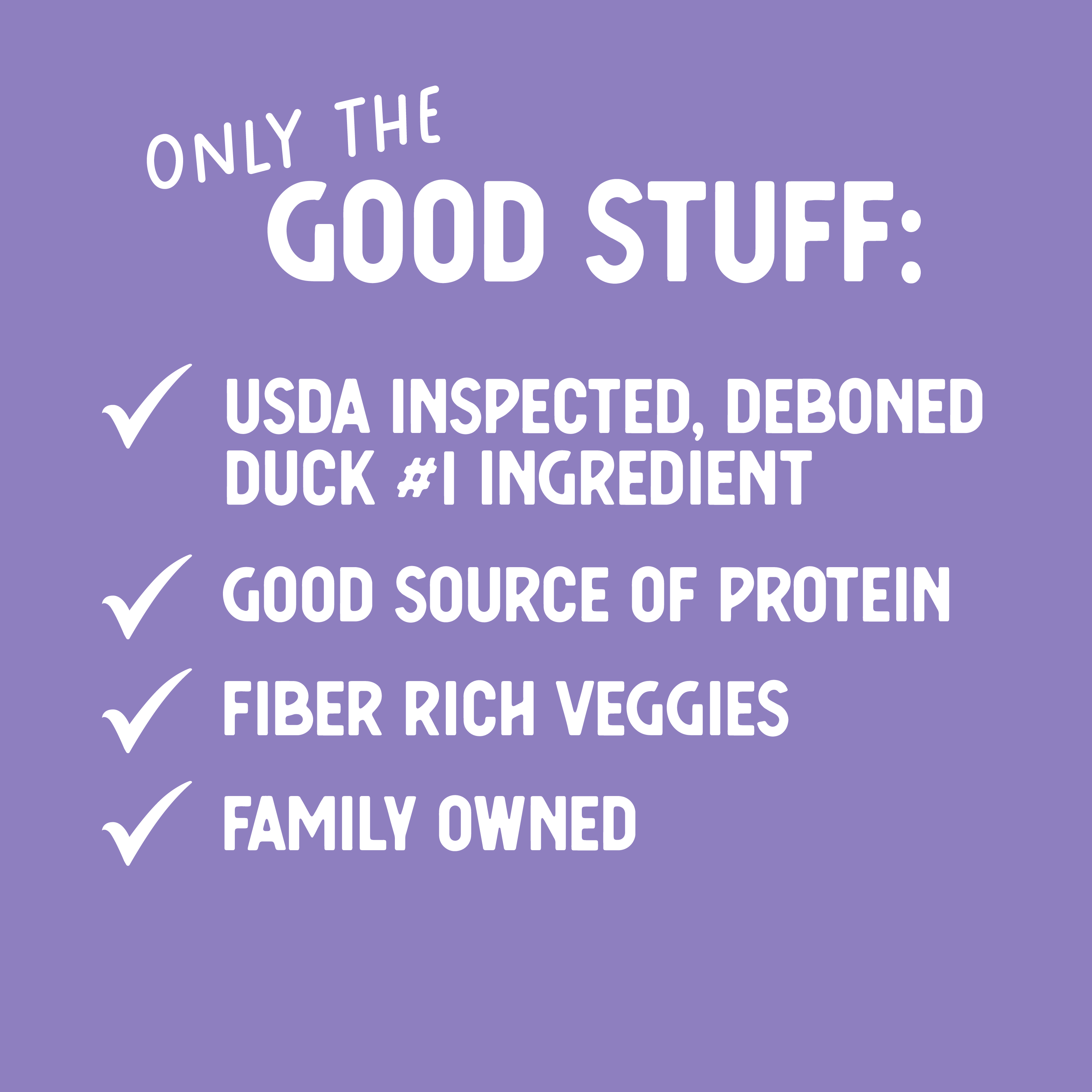 A 12.5 oz can of Health Extension Grain Free Duck Entree, a limited ingredient dog food featuring natural ingredients with added vitamins and minerals, shown with a black and white dog on a grassy background.