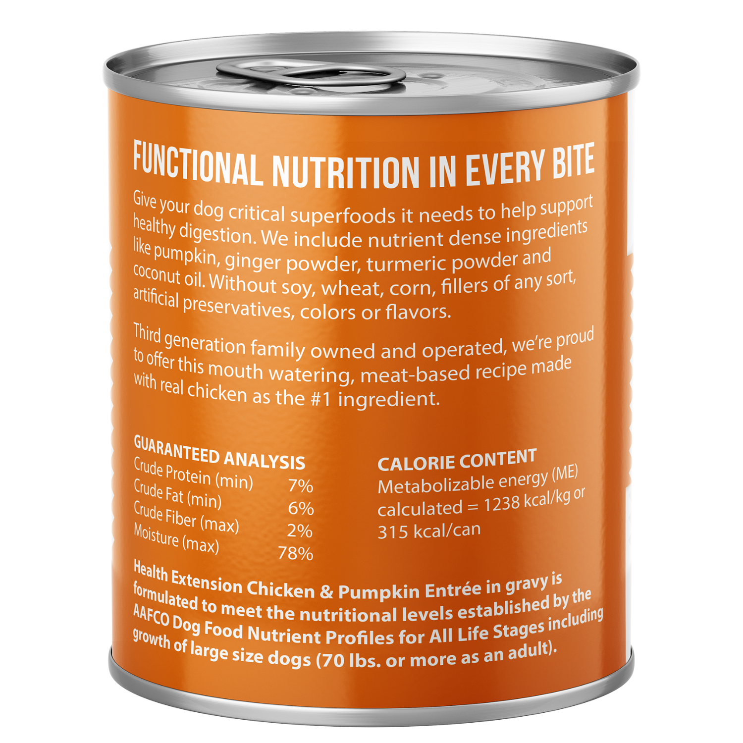 Digestive Support, Chicken & Pumpkin Entrée in Gravy 9oz