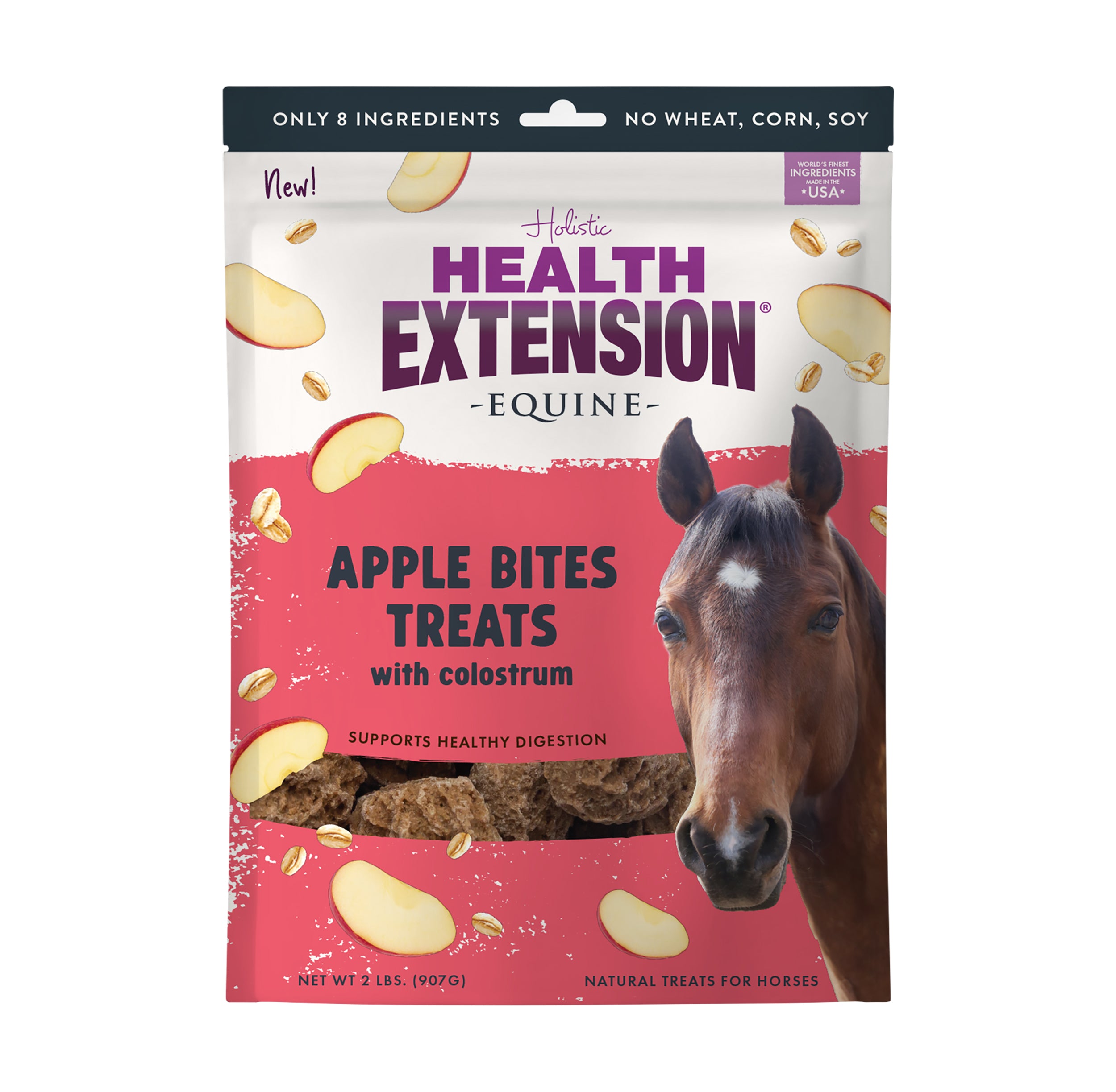 Equine Apple Bites Treats with Colostrum