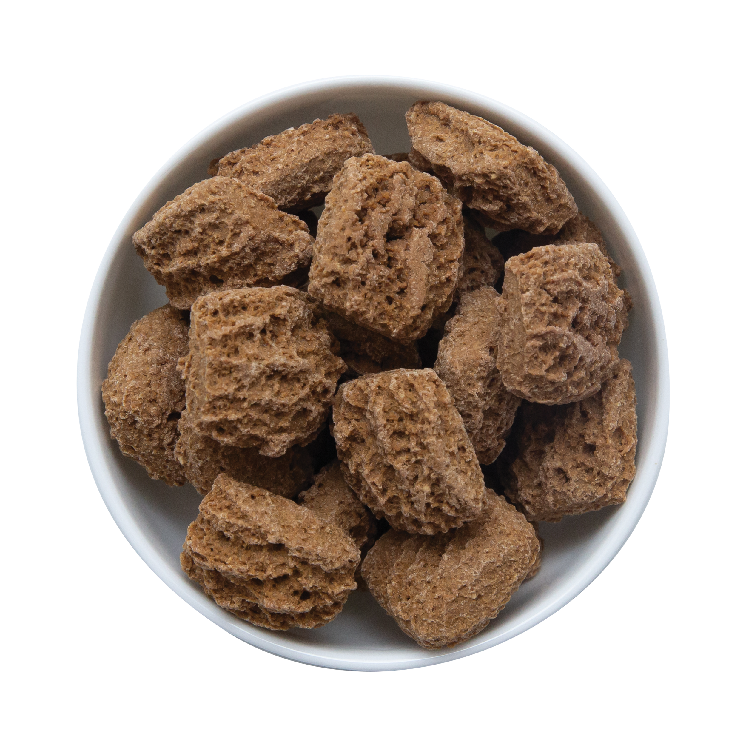 Health Extension Crunchy Munchies Granola Bites-Peanutty Squares are made with rolled oats, coconut oil, peanut butter, cinnamon sticks, and vanilla beans for a tasty dog treat of human-grade quality.