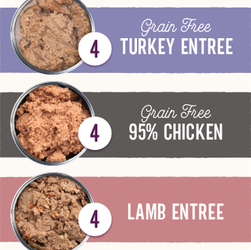 Pate Variety Pack: Chicken, Turkey, Lamb