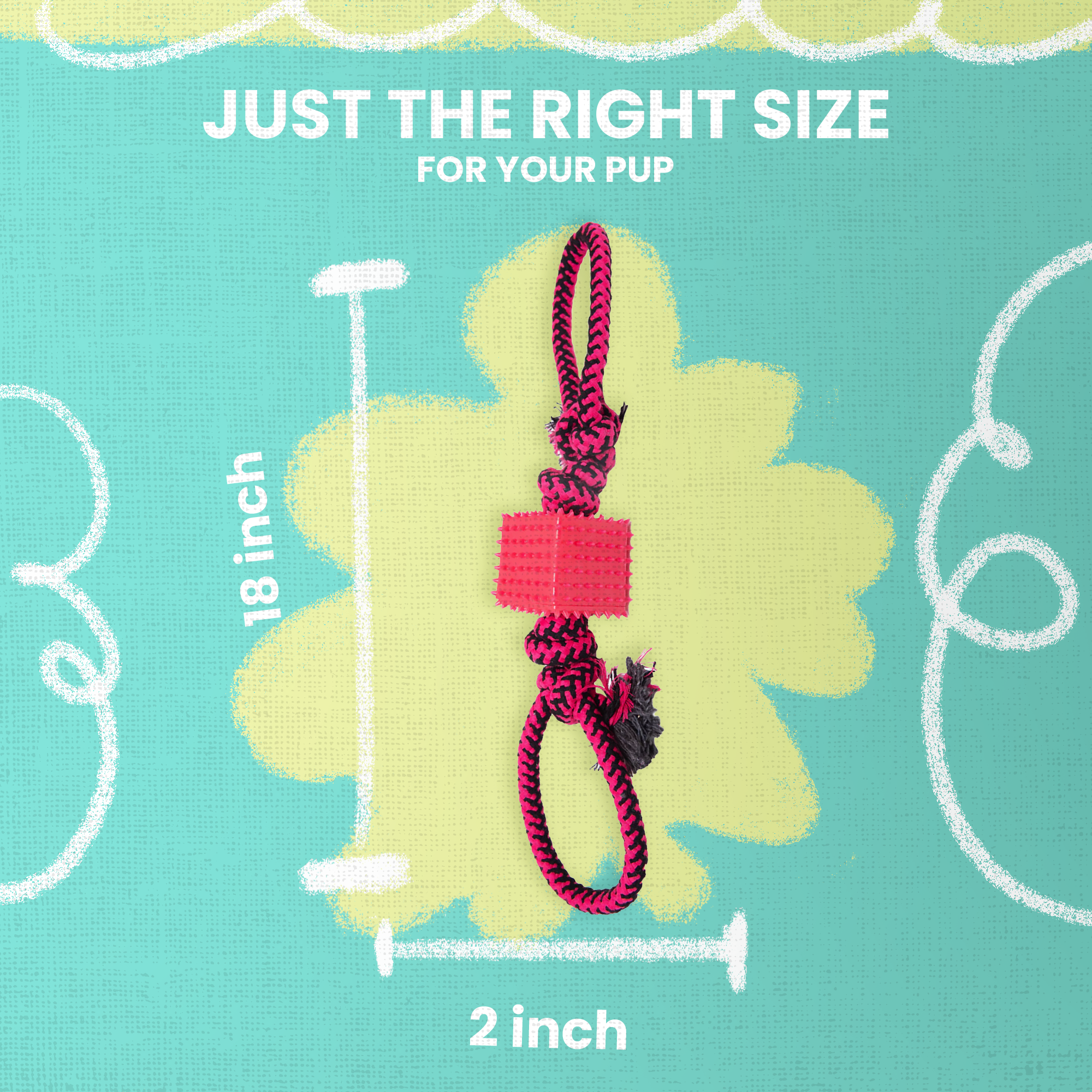 Baby Tug N Cube (Assorted Colors) - 16"