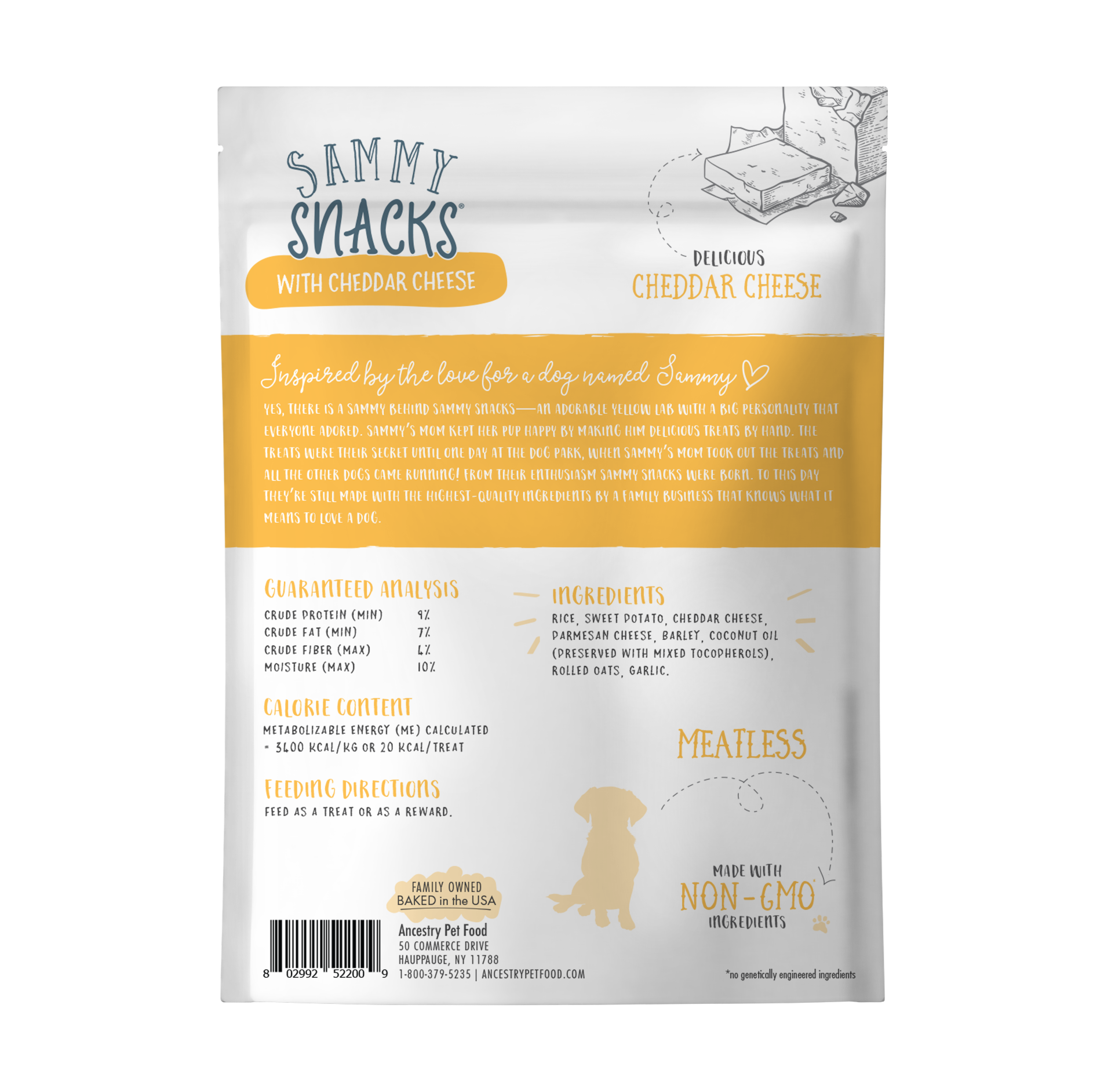 Sammy Snacks With Cheddar Cheese