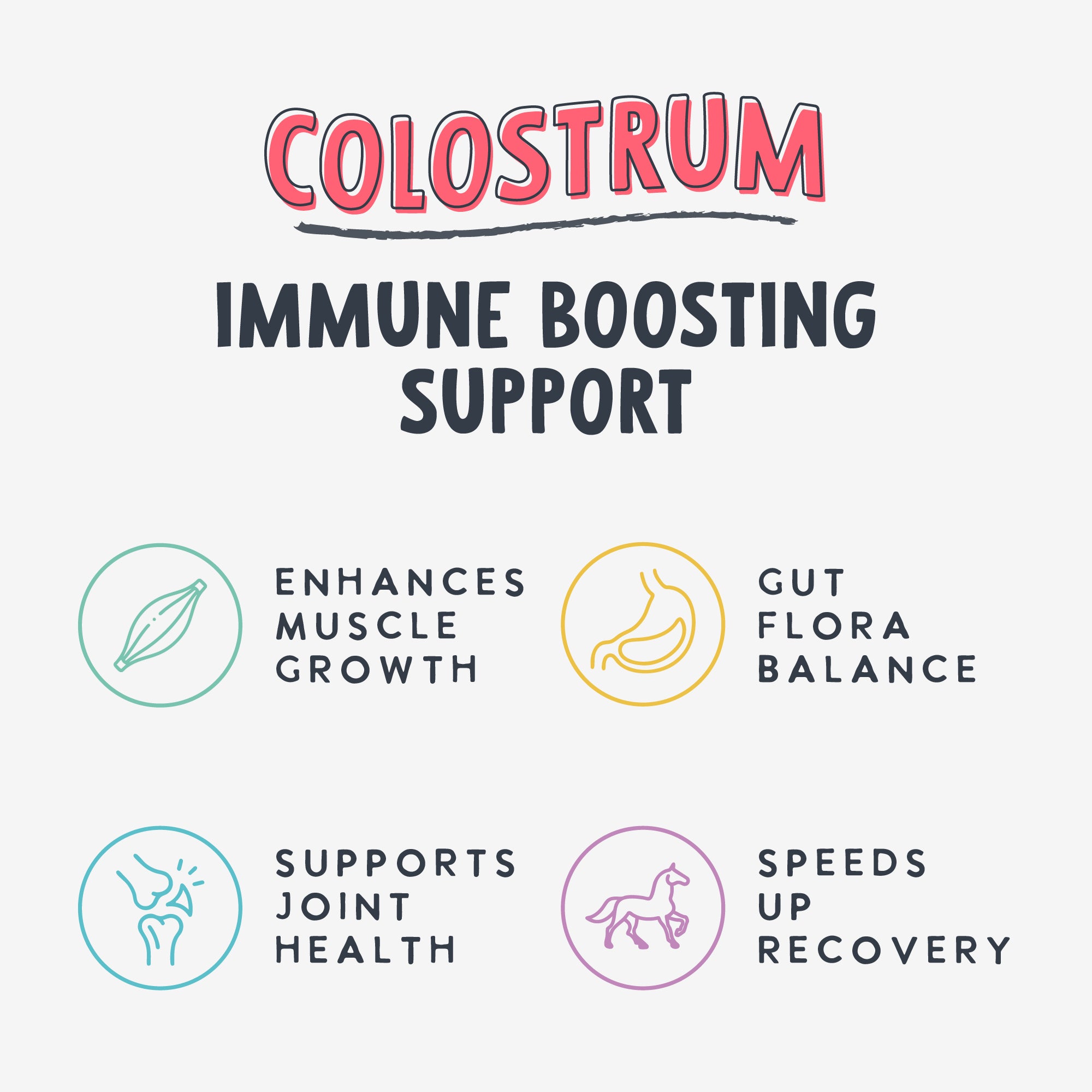 Equine Apple Bites Treats with Colostrum