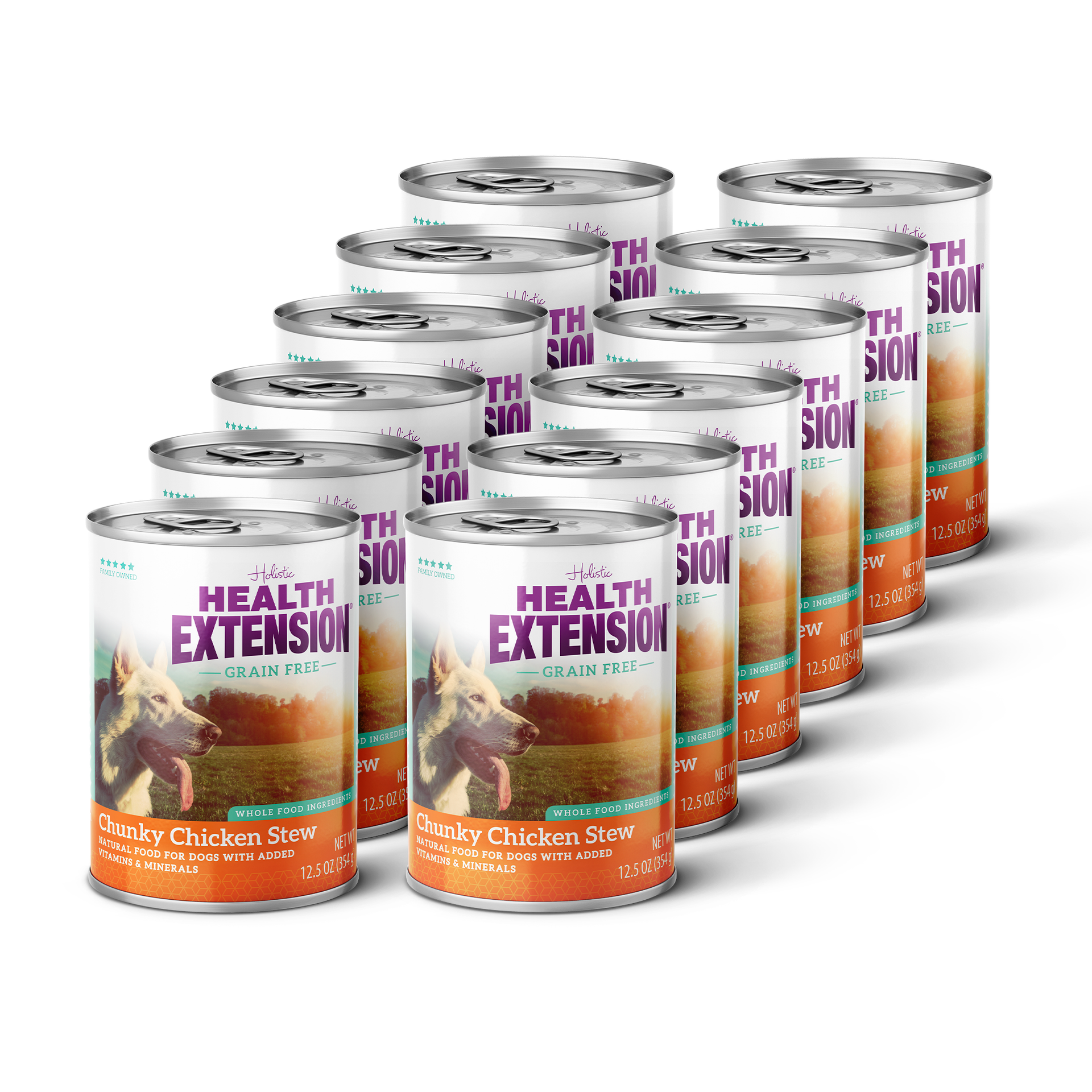 Grain Free Chunky Chicken Stew Dog Food | Canned Wet Dog Food
