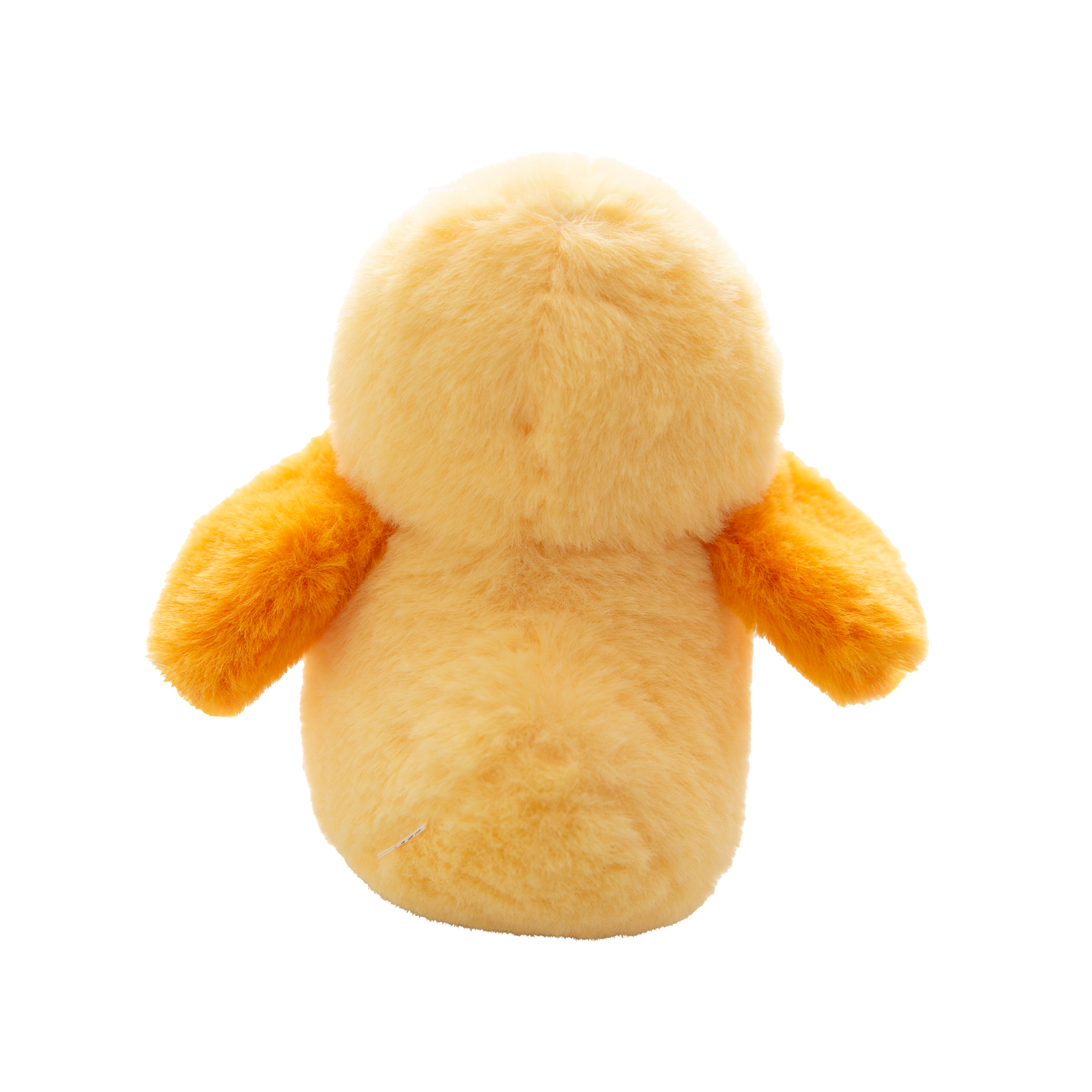 The Snugarooz Cool Chick is a plush yellow dog toy with black sunglasses, orange wings, beak, and feet. Eco-friendly and perfect for small pups, it stands upright and adds fun to playtime against a plain white background.