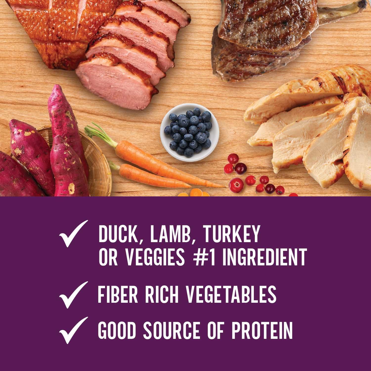 Entrée Variety Pack: Duck, Lamb, Turkey, Vegetarian