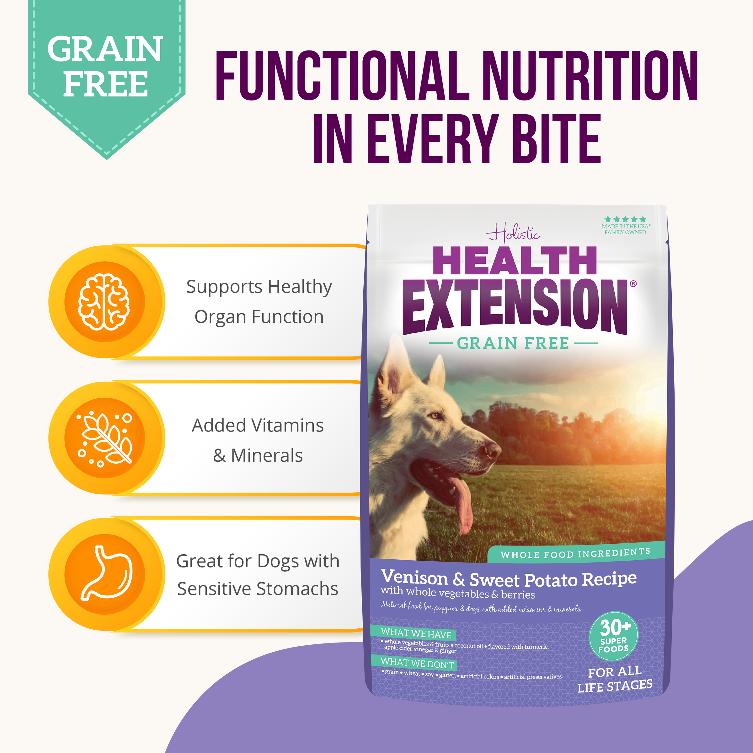 Photo inspiration: Healthy Weight Grain Free Venison Dog Food Reference: Grain Free Venison Sweet Potato Dog Food