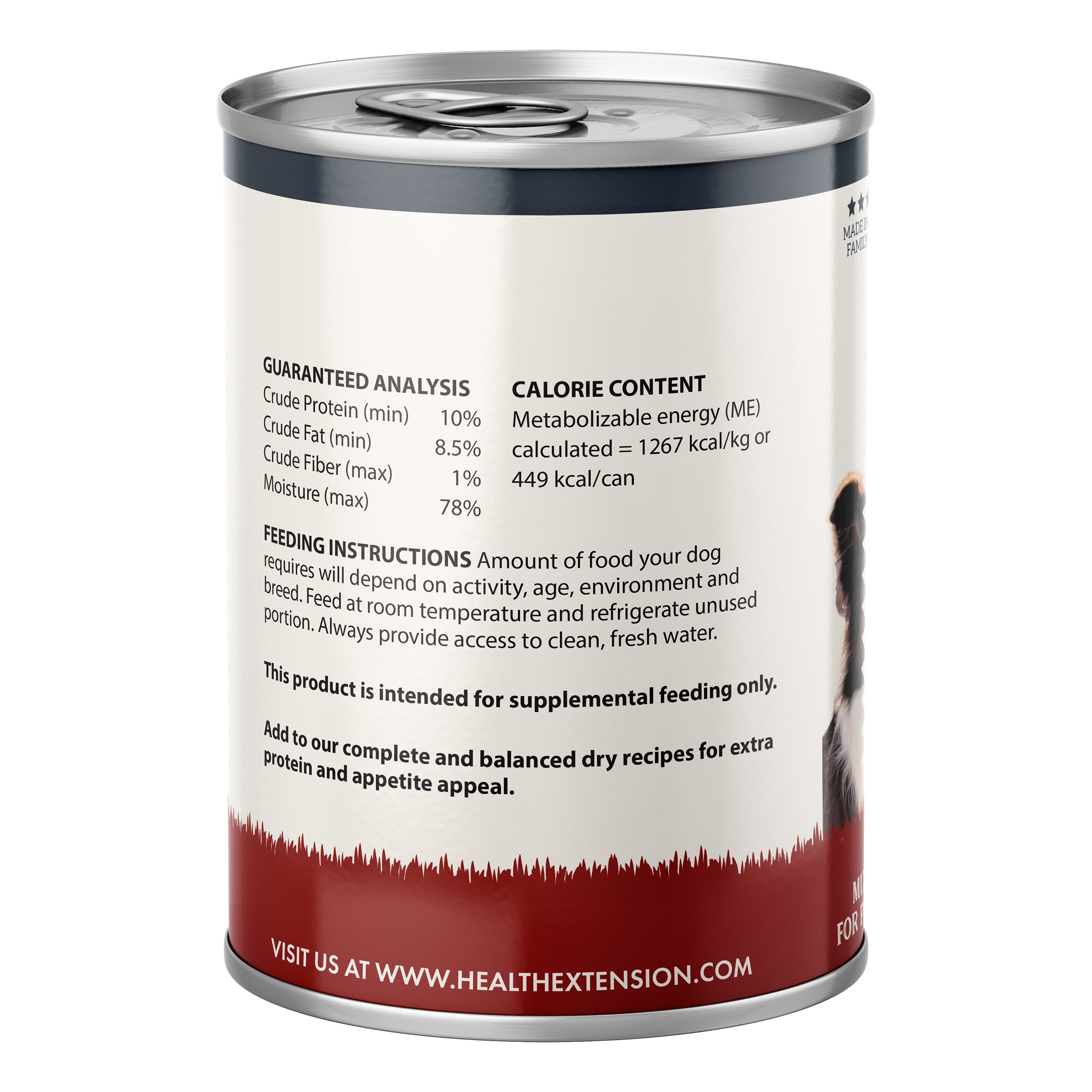 Grain Free 95% Beef Dog Food | Canned Wet Dog Food – Health Extension