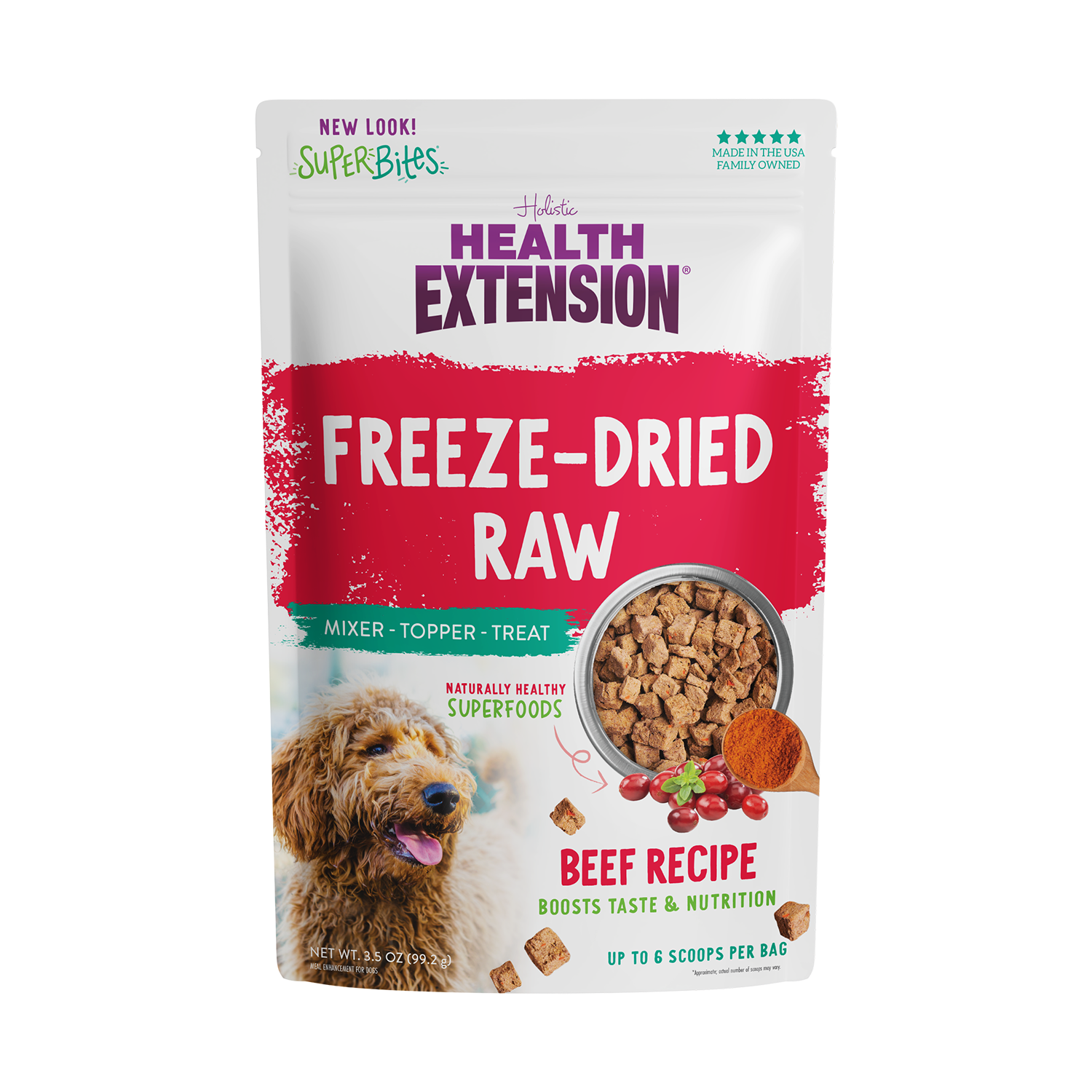 SuperBites Freeze Dried Raw Beef