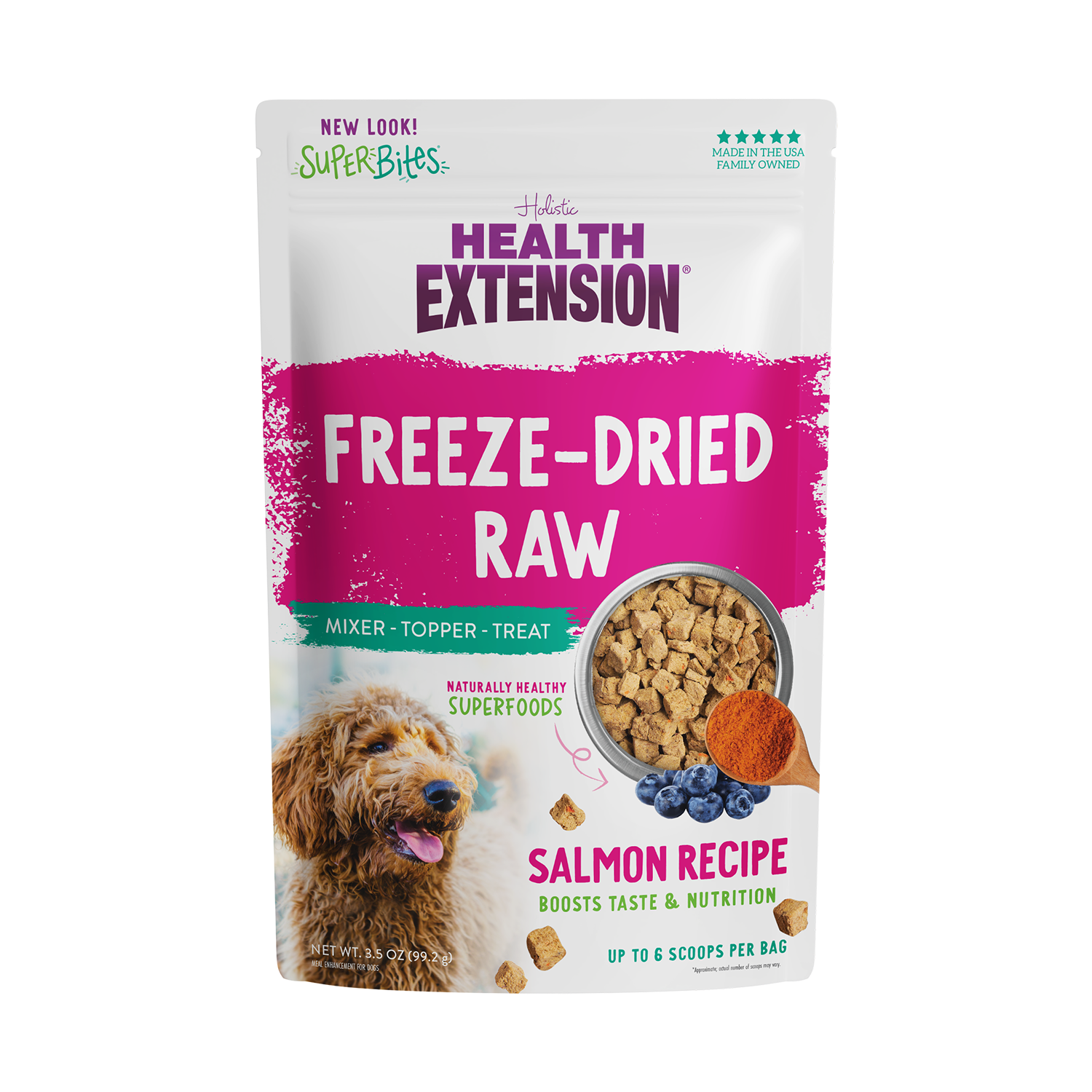 SuperBites Freeze Dried Raw Salmon