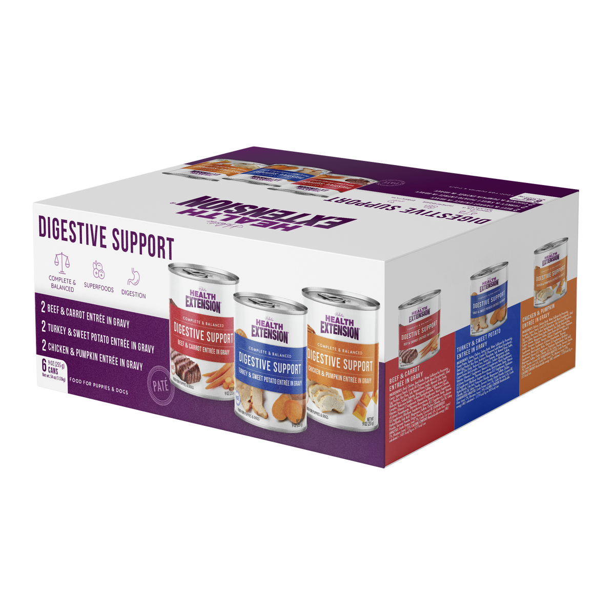 Digestive Support Variety Pack Dog Food | Canned Wet Dog Food – Health ...