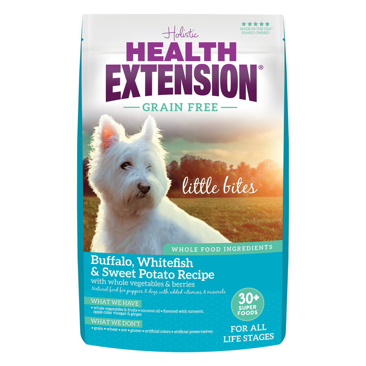 Grain-Free Buffalo & Whitefish Dog Food - Little Bites for Small Breeds ...