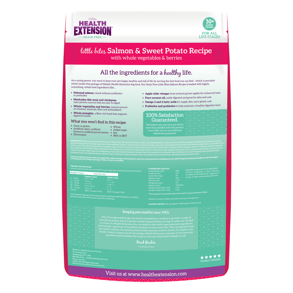 Picture of Health Extension Grain Free Salmon Little Bites Dry Dog Food