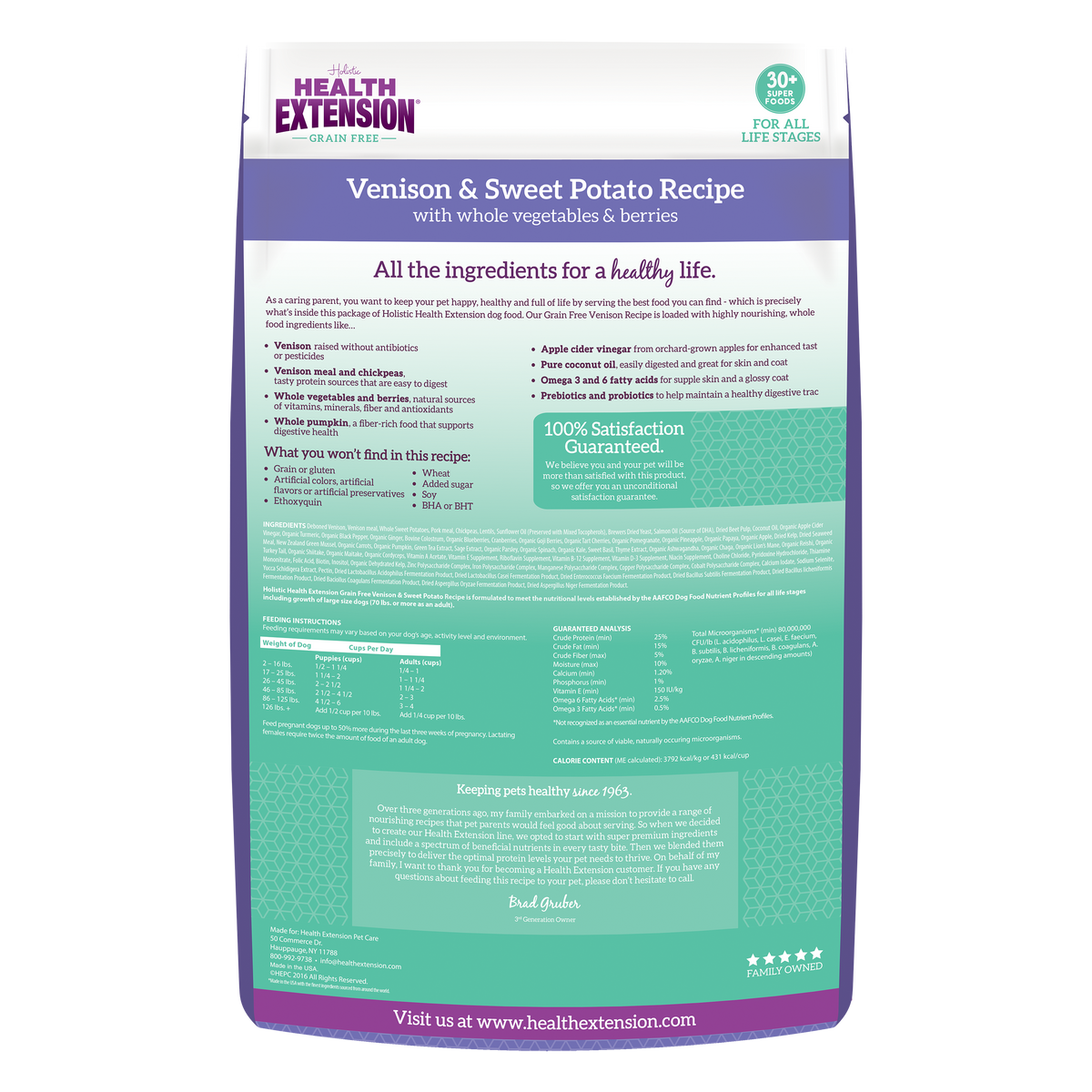 Grain-Free Venison & Sweet Potato Dog Food | Premium Nutrition – Health ... - Grain Free Venison Dog Food Encode And Gulper