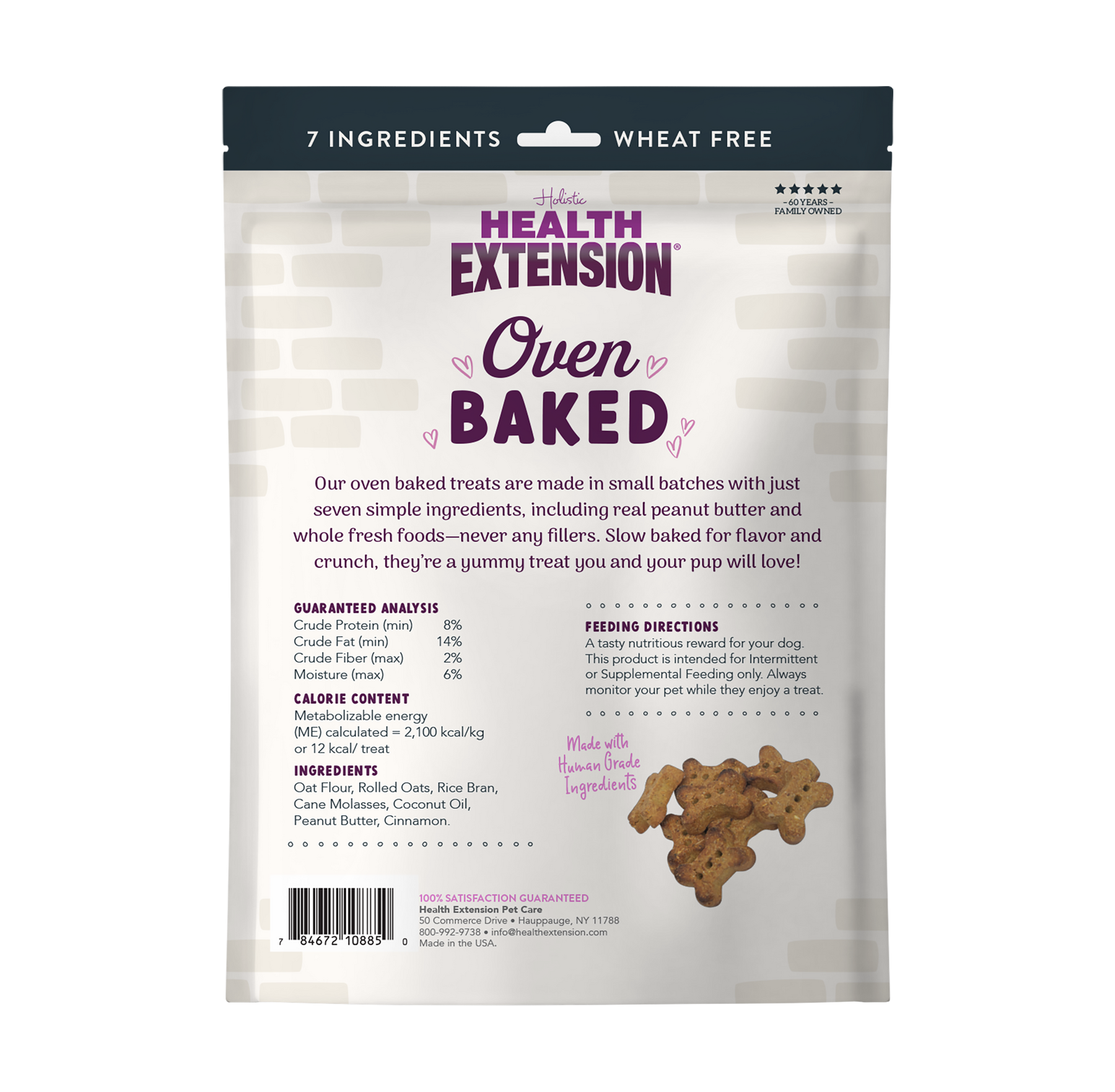 Picture of Oven Baked Peanut Butter & Banana Dog Treats – Natural Dog Snacks ...