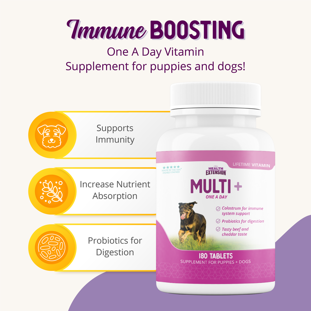 Health Extension Lifetime Vitamins for Dogs and Puppies
