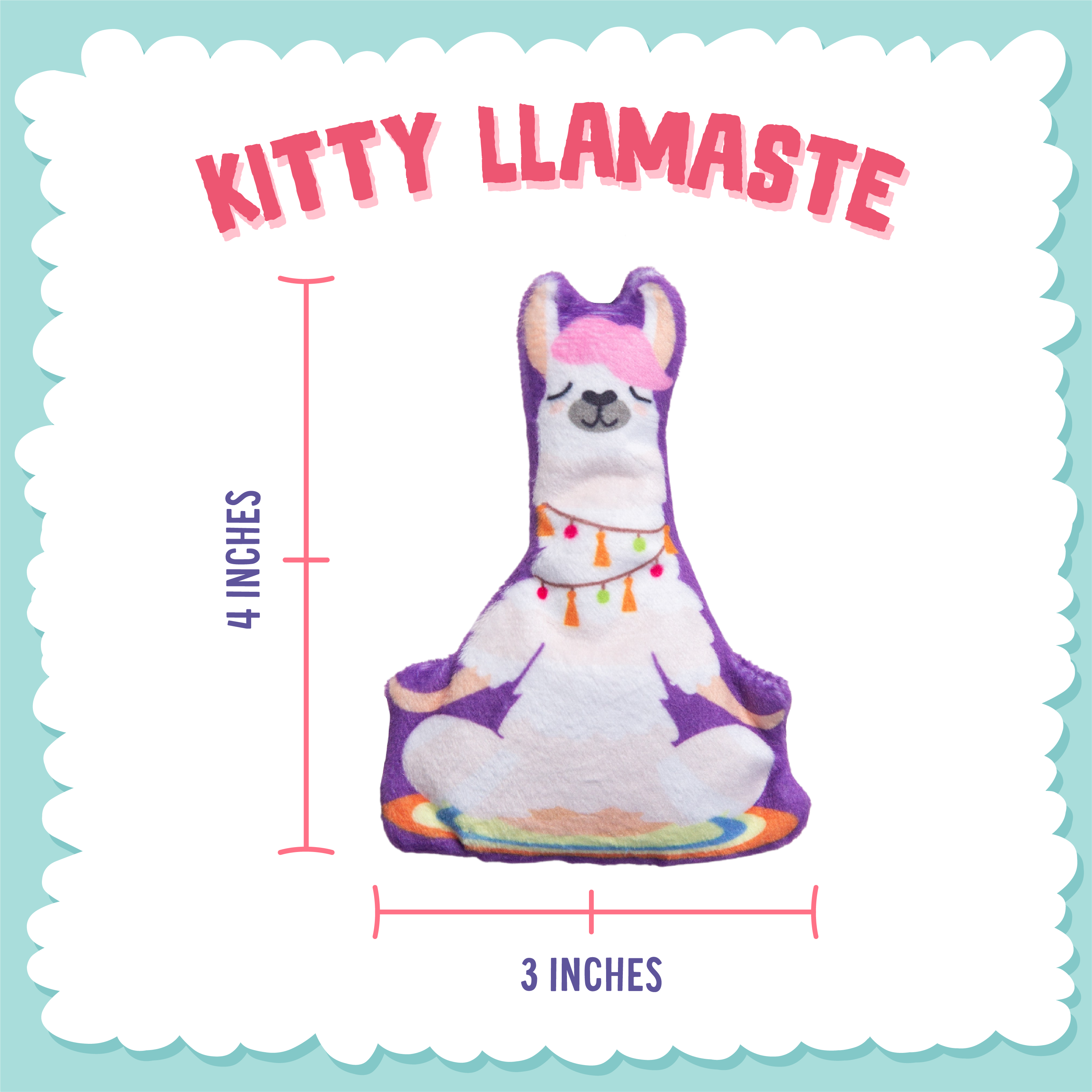 Kitty LLamaste with Catnip