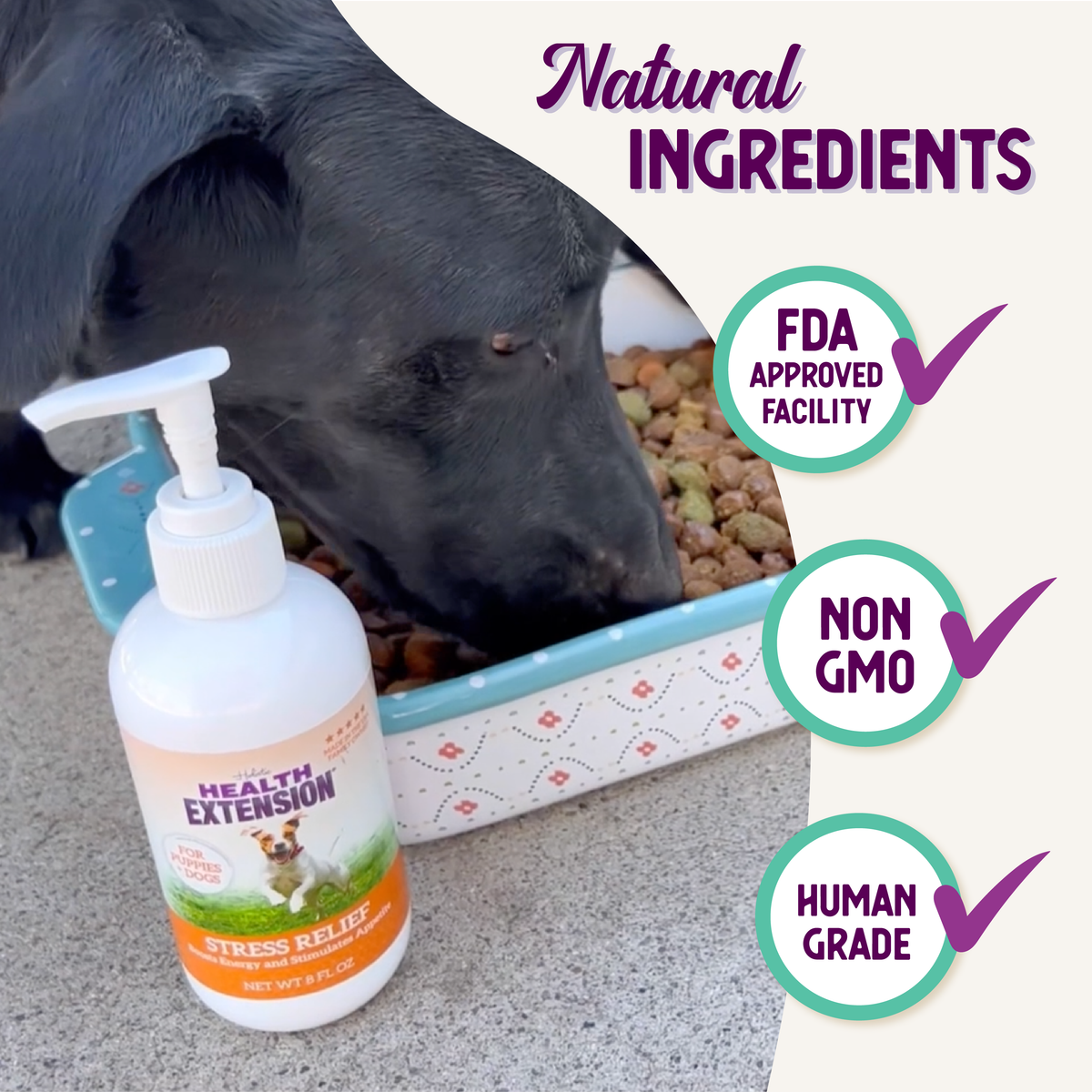 Health Extension Stress Relief Drops for Dogs and Puppies