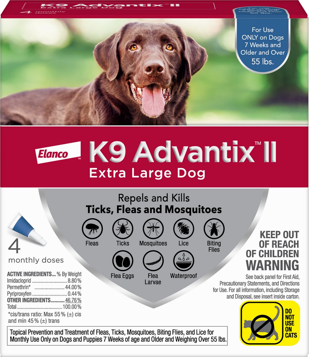 K9 Advantix II - 51-100lbs (4 Months)