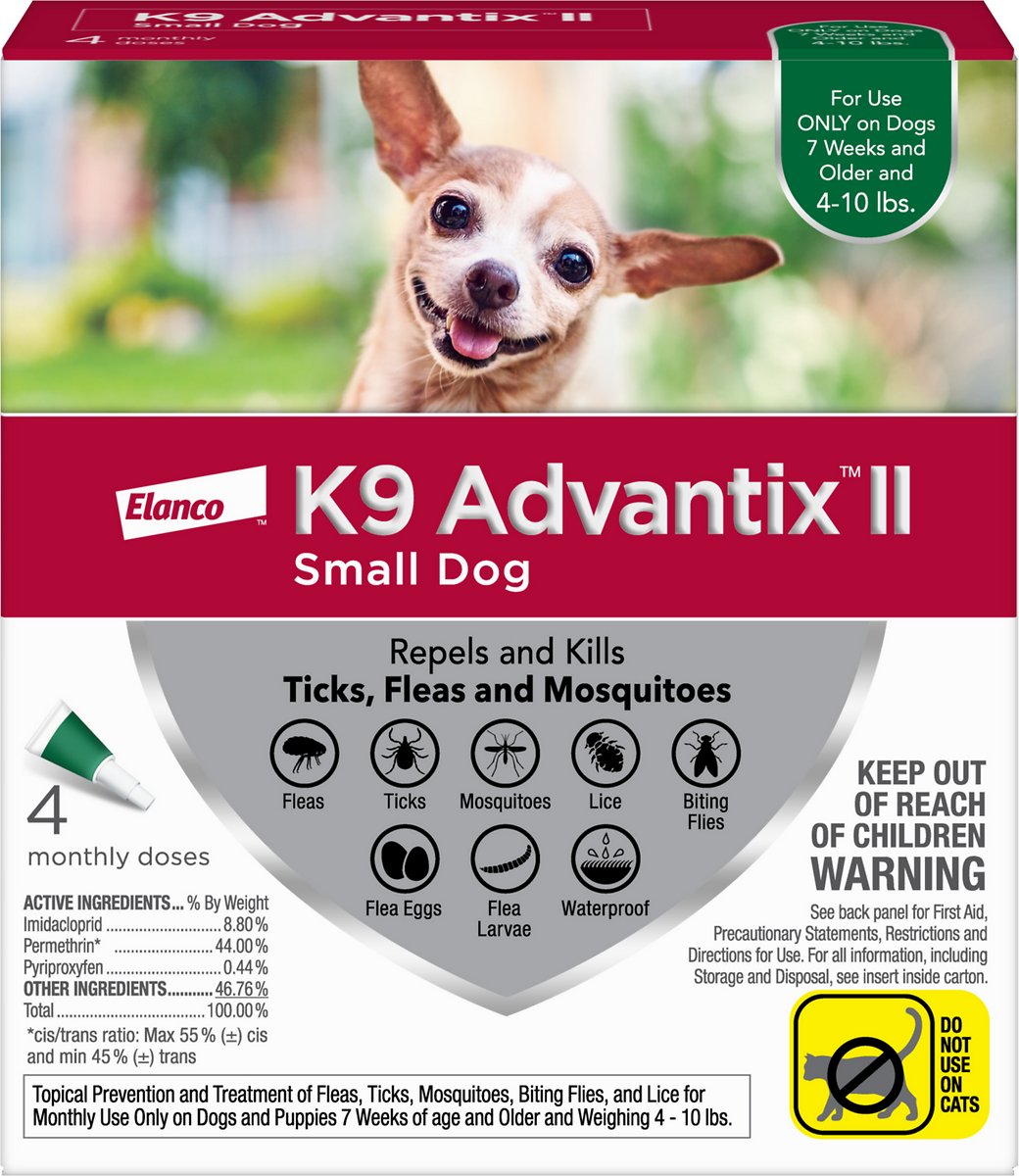K9 Advantix II - 4-10lbs (4 Months)