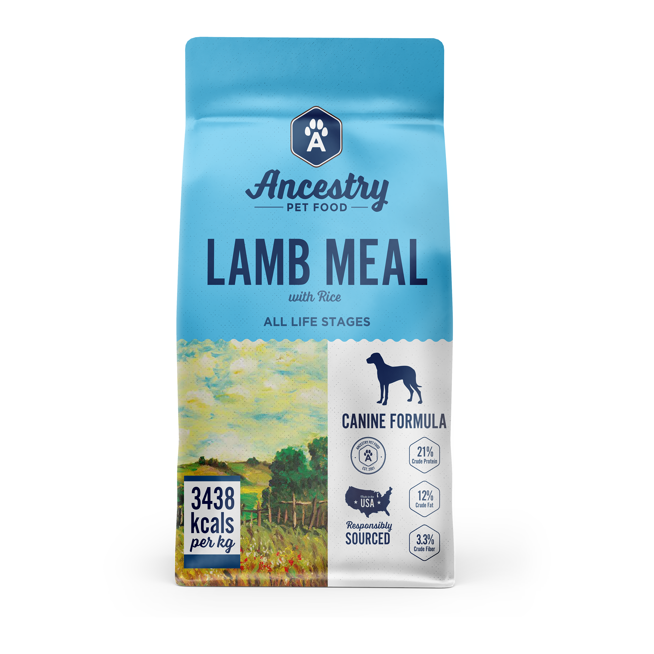 Ancestry Lamb Meal and Rice Dry Dog Food