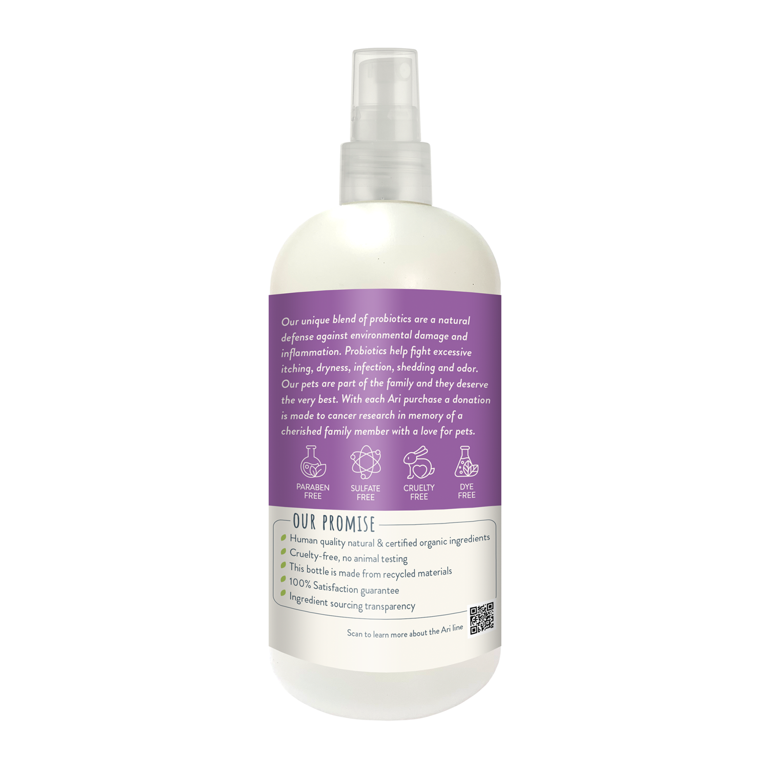 ARI Probiotic Deodorizer Spray – LAVENDER + EUCALYPTUS