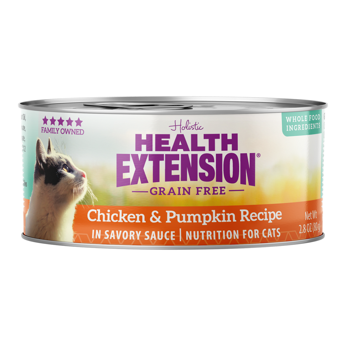 Health Extension Grain Free Chicken Pumpkin Recipe Canned Cat Food