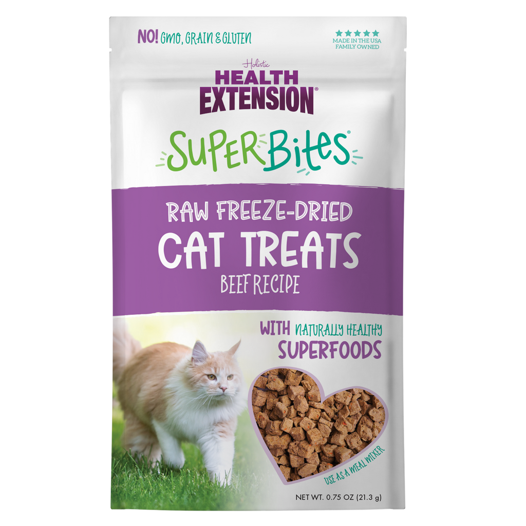 Health Extension SuperBites Freeze Dried Beef Recipe Cat Treats
